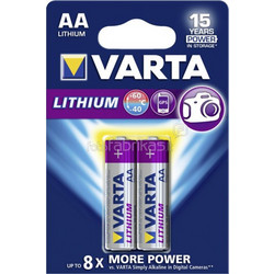 Varta Lithium AA 2τμχ