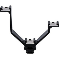 Kiwi VB-125 Triple Hot Shoe V-shape Adapter Bracket