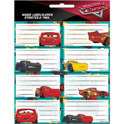 Gim Ετικέτες Αυτοκόλλητες Cars 16τμχ (772-16846)