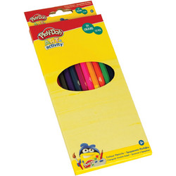 Gim Play-Doh Art & Activity Duo Ξυλομπογιές Σετ 12τμχ