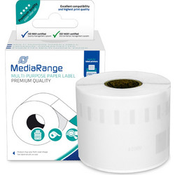 Χάρτινες Ετικέτες Γενικής Χρήσης MediaRange (Dymo 99014/S0722430) 54x101mm/220 pcs (Μαύρα Γράμματα σε Λευκό Φόντο) (MRDY99014)