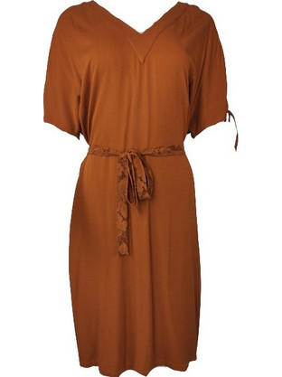 Bella Persona Mini Καλοκαιρινό Καθημερινό Φόρεμα Rusted P21.191.B05.128