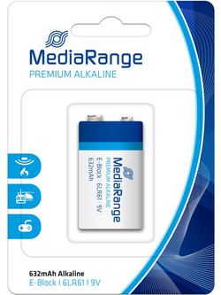 MediaRange Premium Alkaline 9V 1τμχ