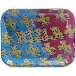 Rizla Rolling Tray Δίσκος Large Metal Multicolor (27.5x34cm)