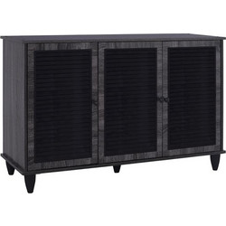 FreeBox Παπουτσοθήκη Ξύλινη Σταχτί 112x30x68.5cm FB92267.01