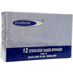 Ecofarm Αποστειρωμένες Γάζες 15x15cm 12τμχ