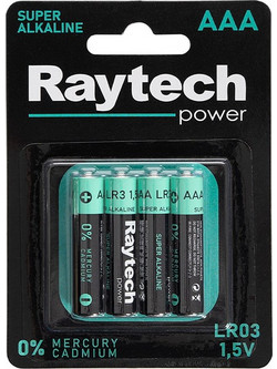 Raytech Power Alkaline AAA 4τμχ