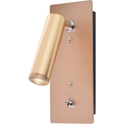 Σποτ Μονόφωτο LED Χωνευτό Aca Inyoka 151BMG Gold