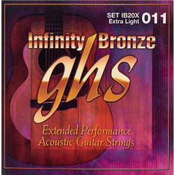 GHS IB20X Σετ 6 Χορδές Ακουστικής Κιθάρας Bronze 11-50" Extra Light Tension