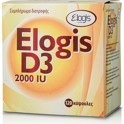 Elogis Pharma D3 2000iu 120 Κάψουλες