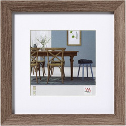 Walther Fiorito Nut Tree Wood 30x30 with Passepartout