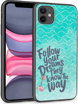 Θήκη iPhone 11 Black TPU - Follow Your Dreams