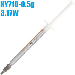 Thermal Paste - Θερμοαγώγιμη Πάστα για CPU VGA LED Chipset HY710 silver thermal grease syringe 0.5g (Κωδ. 1-SRP0009)