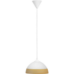Heronia Lighting Κρεμαστό Φωτιστικό Οροφής με Κρύσταλλα Μονόφωτο E27 Μπεζ Fasa GL-1020/22 1/L 02-0208