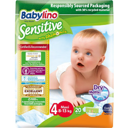 Babylino Sensitive Maxi Πάνες No4 8-13kg 20τμχ