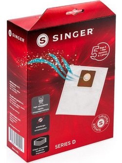 Singer VC2020/VC210 Σακούλες Σκούπας 5τμχ Συμβατές με Σκούπα Singer