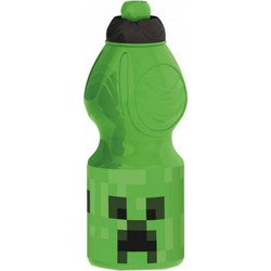 Stor Minecraft Sport Παιδικό Μπουκάλι Πλαστικό BPA Free Lime 400ml