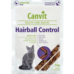 Canvit Health Care Snacks Hairball Control 100gr