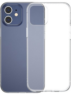 Θήκη Σιλικόνης Baseus Ultra-Thin Cover Gel TPU Case with Lanyard Holder For iPhone 12 Pro / iPhone 12 Transparent (ARAPIPH61N-02)