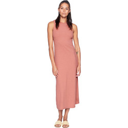 Hurley Midi Καλοκαιρινό Καθημερινό Φόρεμα Ροζ 3HKD0248-ROS