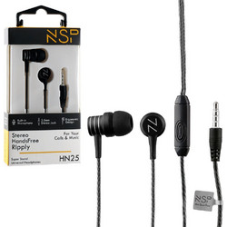 NSP HN25 Handsfree In-Ear 3.5mm Black