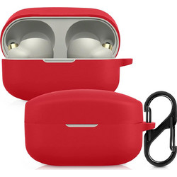 KW Θήκη Σιλικόνης για Sony WF-1000XM4 - Red (55661.09)
