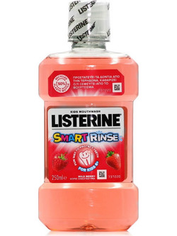 Listerine Smart Rinse Berry 6+ Παιδικό Στοματικό Διάλυμα 250ml
