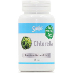 Am Health Smile Χλωρέλλα Φυτικές Ίνες 60 Κάψουλες