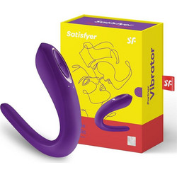 Satisfyer Double Classic Διπλός Δονητής 9.5cm Μωβ