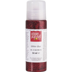 Κόλλα glitter Knorr Prandell 50ml 21-8099015 κόκκινο