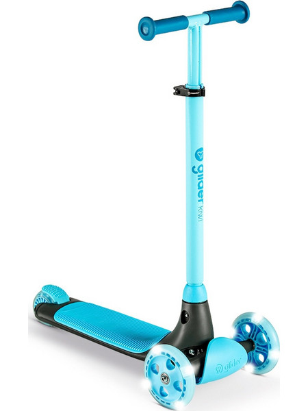 YVolution Yglider Kiwi Αναδιπλούμενο Παιδικό Πατίνι Τρίτροχο με Φωτάκια Μπλε