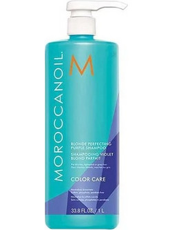 Moroccanoil Blonde Perfecting Purple Σαμπουάν για Επανόρθωση & Προστασία Χρώματος για Βαμμένα Μαλλιά 1lt