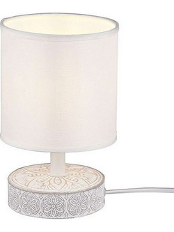 Trio Lighting R50980101 Πορτατίφ E14 Λευκό Φ13xΥ20.5cm
