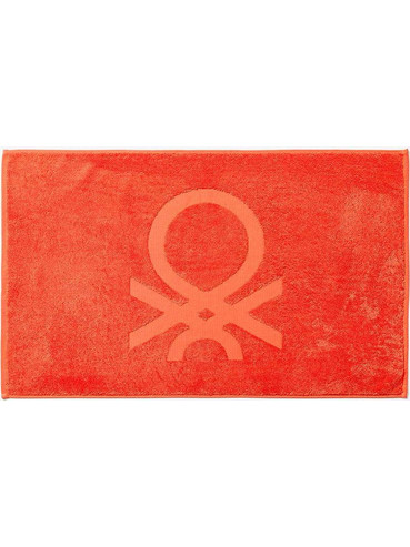 Ταπέτο Μπάνιου 20.21.0508 50X80cm 750GSM Cotton Red Tevere Benetton 50X80cm 100% Βαμβάκι