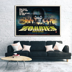 Πίνακας σε καμβά - Vintage Movie Posters - Zombies - 45 x 30 εκ