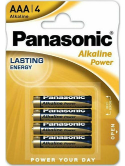 Panasonic Alkaline Power AAA 4τμχ