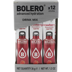 Bolero sticks χυμός σκόνη (12 x 3 γρ.) Φράουλα