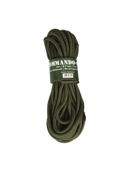 Mil-Tec Commando Rope Σχοινί 9χιλ. 15μ. Λαδί
