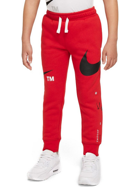 Nike Swoosh Παιδικό Παντελόνι Φόρμας Κόκκινο 86I158-U10
