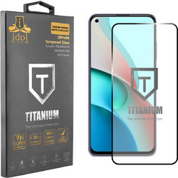 Idol 1991 Titanium Tempered Glass Xiaomi Redmi Note 9 5G 0.25mm Black
