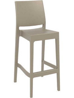 Σκαμπό Μπαρ Maya Dove grey 75