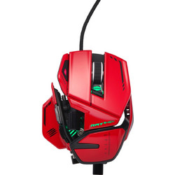 Mad Catz Rat 8+ Ενσύρματο Gaming Ποντίκι RGB 16000 DPI Red