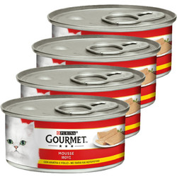 Purina Gourmet Adult Mousse with Duck & Chicken 4x195gr