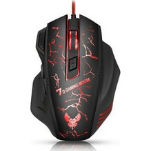 Roar X7 Ενσύρματο Gaming Ποντίκι RGB 4800 DPI Black