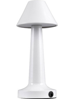 Globostar Molly 76514 Πορτατίφ Αφής LED με Μπαταρία Λευκό Φ10xΥ23cm