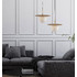 Fan Europe Chaplin-S30 ORO Κρεμαστό Φωτιστικό Οροφής Μονόφωτο G9 Χρυσό Φ30cm 8031414874446