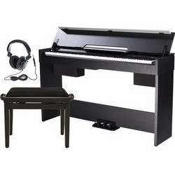 Thomann DP-33B Set Ηλεκτρικό Πιάνο Όρθιο με 88 Βαρυκεντρισμένα Πλήκτρα Black