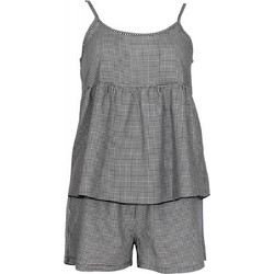 Gsecret Babydoll Καλοκαιρινό Βαμβακερό Ανθρακί PJ1001-18771