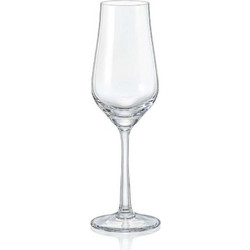 Crystal Bohemia Σετ Ποτήρια Σαμπάνιας Κρυστάλλινα Κολωνάτα Pralines 100ml 4τμχ CLX40894100