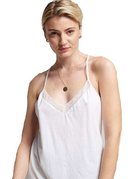 Superdry Studios LACE MIX CAMI BLACK W6011242A-01C